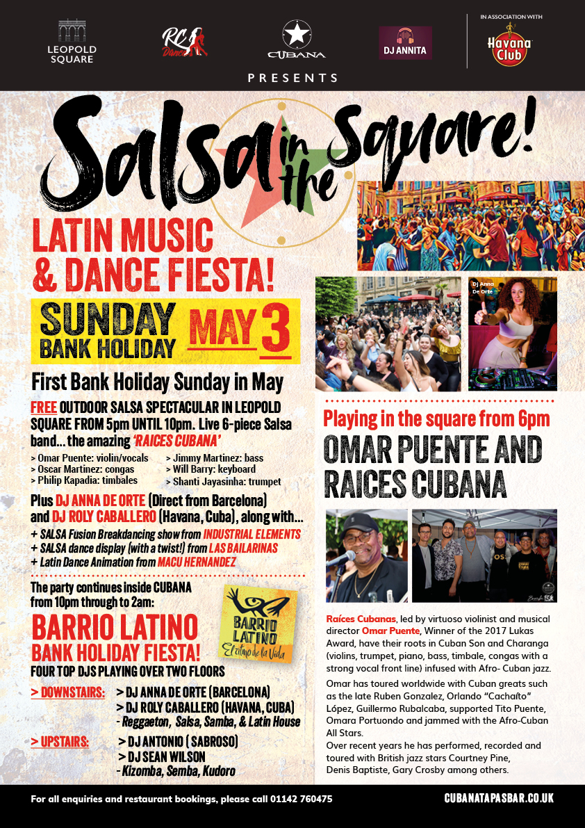 Salsa in the Square at Cubana